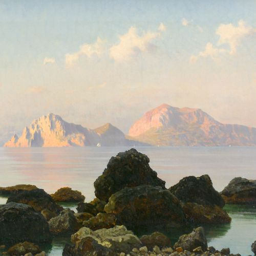 Nerly, Friedrich d. J., Capri, von Capo Massa aus (Sonnenaufgang) Nerly, Friedri&hellip;