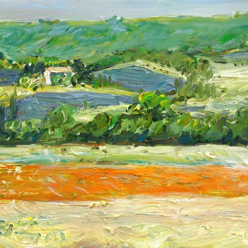 Ladwig, Roland, Provence, Frankreich, Landschaft bei Sault. 2003 Ladwig, Roland &hellip;