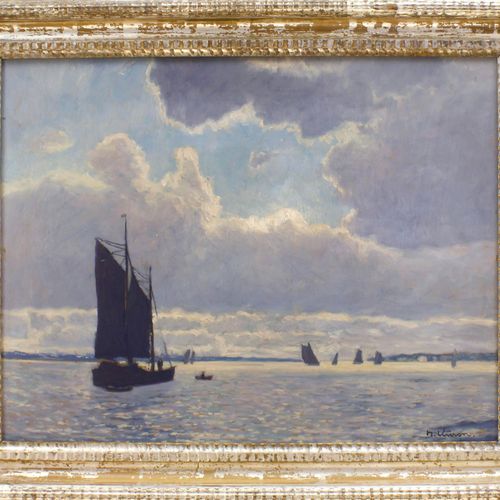 Kuron, Herbert, Fischerboote, wohl Ostsee Kuron, Herbert (1888 Breslau - 1951 Be&hellip;