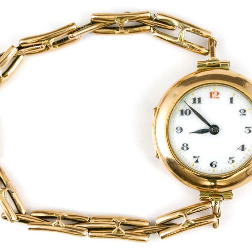 Uhr, Damenarmband-Abenduhr, 333er Rotgold, Rolex, 1916 Watch, ladies bracelet ev&hellip;