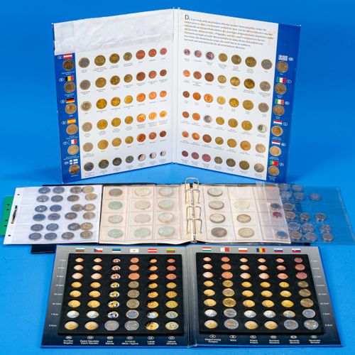 Null 
Petite collection de pièces de monnaie DM & EURO : 14 x 10 DM & 5 x 5 DM d&hellip;