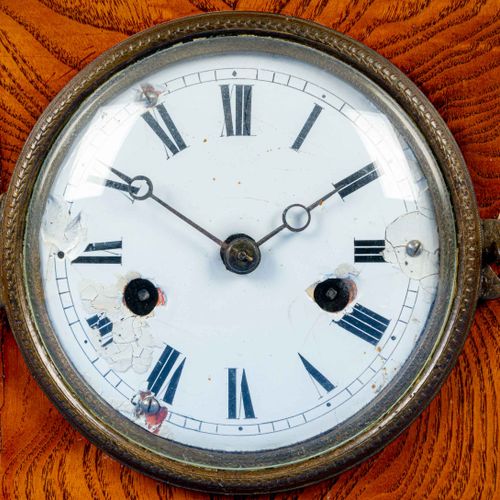 Null 
Horloge de cheminée antique, Biedermeier, allemande vers 1840/50, boîtier &hellip;
