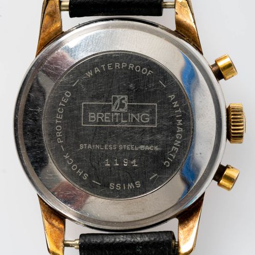 Null 
"Breitling" - Herrenarmbanduhr, Handaufzug, Indizes, Sekunde bei der "9", &hellip;