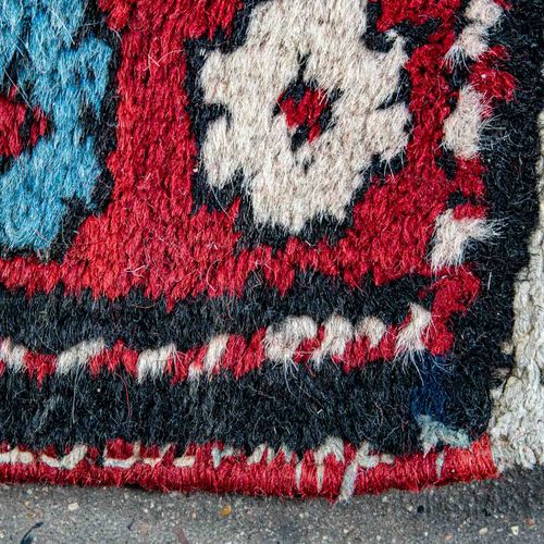 Null 
Gran galería de alfombras Heriz de fondo rojo, aprox. 122 x 345 cm, Irán, &hellip;
