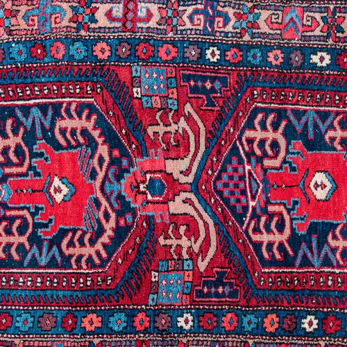 Null 
Gran galería de alfombras Heriz de fondo rojo, aprox. 122 x 345 cm, Irán, &hellip;