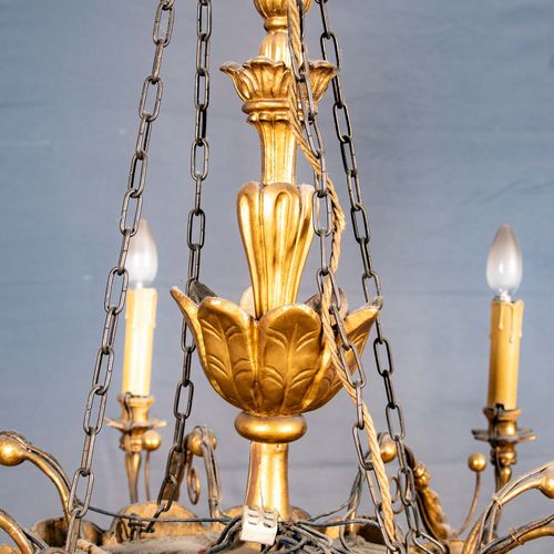 Null 
Magnifique lustre à 8 branches, Biedermeier d'Allemagne du Nord vers 1840/&hellip;