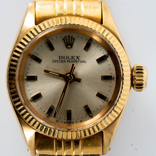 Null 
Classico orologio da polso ROLEX OYSTER PERPETUAL AUTOMATICO da donna, dia&hellip;