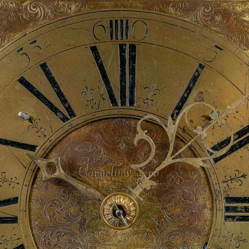 Null 
Antikes Standuhren-Uhrwerk, auf dem Ziffernblatt bez.: "Cornelius Lerp Reg&hellip;