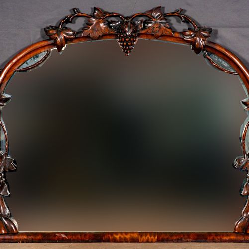 Null 
Splendid, not everyday wall mirror, historicism around 1860/80, mahogany-c&hellip;