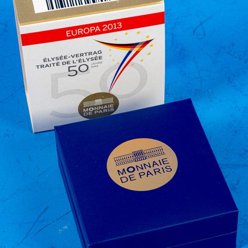 Null 
"5,- €"- 金币，巴黎大区，0.5克，999纯金，吸塑，装在原版展示盒中，限量编号7463/10000枚，欧洲2003年，直径约11毫米。