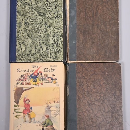 Null "Die Kinderwelt" édition reliée trois fois de 1927,1928,1929 u. 26 numéros &hellip;
