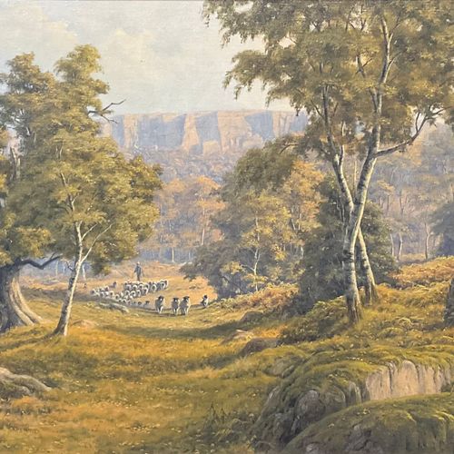 Null Peter Coulthard (bn. 1949)
Below Millstone Edge, Derbyshire,
Signed, oil on&hellip;