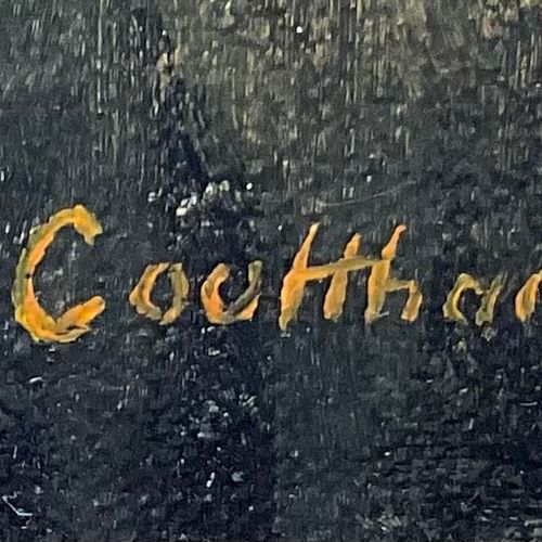 Null Peter Coulthard (生于1949年)
德比郡磨石边下、
有签名，布面油画，51cm x 76cm