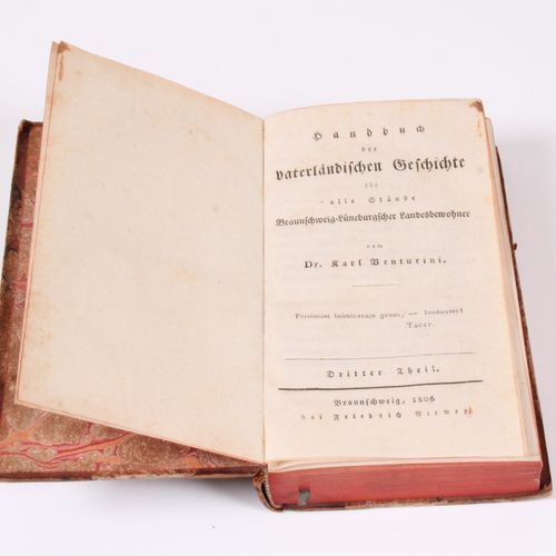 Null Benturini, Karl. Braunschweig, 1806. Handbuch der vaterländischen Geschicht&hellip;