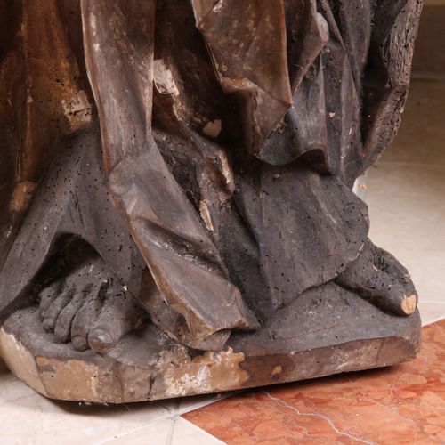 Null Santa Ana. Alemania del Sur, siglo XVII. Madera de cal tallada. Sobre una b&hellip;