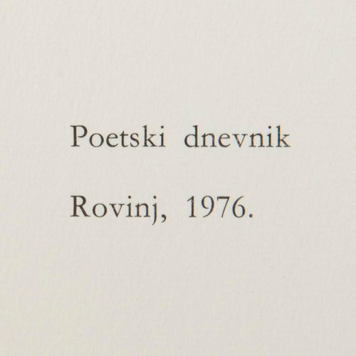 Null Vladimir VELICKOVIC (1935-2019) y Ljubivoje RSUMOVIC (1939), "Uspon Vrtovim&hellip;