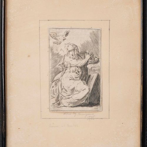 Null Girolamo Francesco Maria Mazzola PARMIGIANO (1503-1540), "The Annunciation"&hellip;
