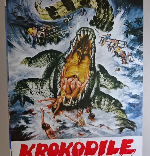 Filmplakat King Kong + Krokodile Affiches - King Kong arrive ! Affiche offset en&hellip;