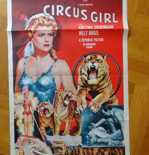Filmplakat Circus Girl Affiches - Circus Girl. Affiche de film en couleur de 195&hellip;