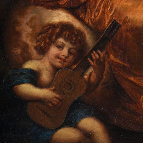 Null 
Stöckel, Peter (19 c.) "Madame de Montespan, playing the harp", after Casp&hellip;