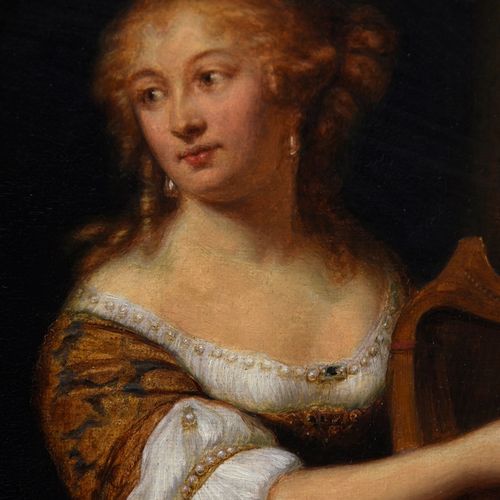 Null 
Stöckel, Peter (19 c.) "Madame de Montespan, playing the harp", after Casp&hellip;