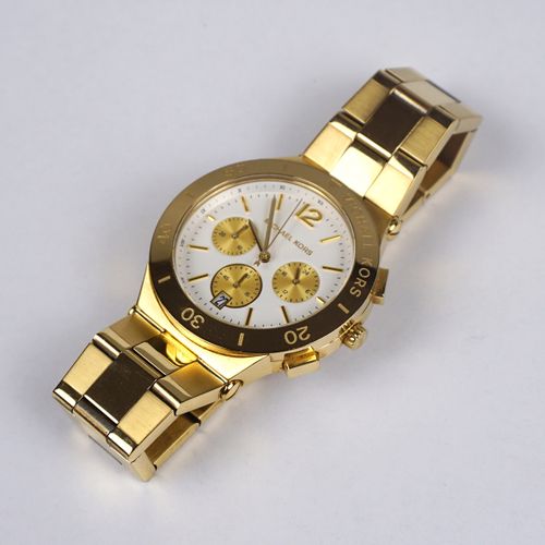 Null Montre-bracelet Michael Kors WYATT MK5933

 boîtier doré, cadran blanc du c&hellip;
