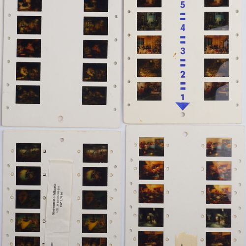 Null 带有9张图片卡片的幻灯片观看器 "Stereomat"，Kamenzer Spielwaren，1975年左右，民主德国。

 灰色塑料盒，长11.8&hellip;