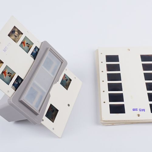 Null Visionneuse de diapositives "Stereomat" avec 9 cartes-images, Kamenzer Spie&hellip;