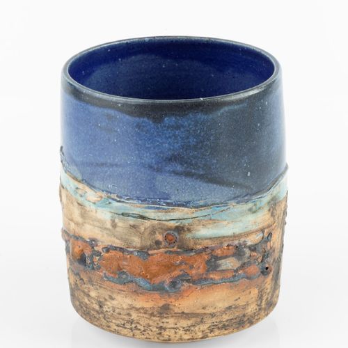 Null 
Robin Welch (1936-2019)


Vessel



stoneware, the blue glazed rim above b&hellip;