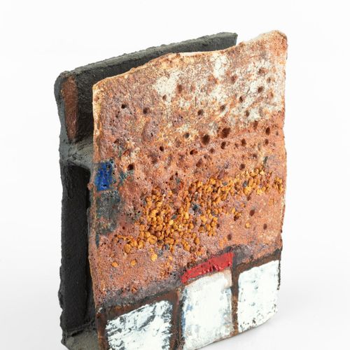Null 
罗宾-韦尔奇（1936-2019


板坯器皿



炻器，纹理釉，底部有白滑块



印有陶工的印章



高15厘米。