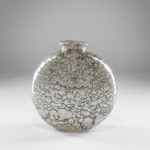 Ercole Barovier, Efeso Vase der Serie Efeso
Graues mundgeblasenes Glas mit Färbu&hellip;