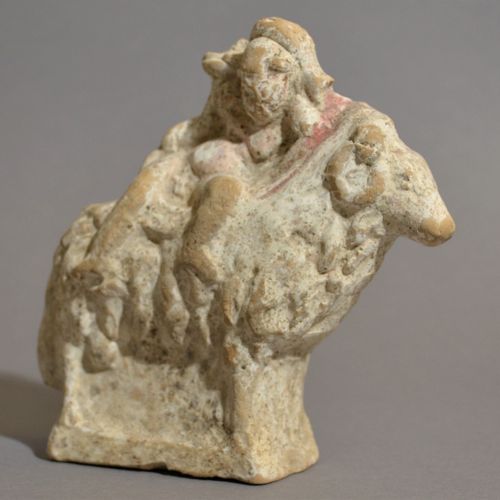 Null Silenus on Aries

Canosan, 4.-3. Century B.C.

Terracotta, L = 12.4 cm (4 7&hellip;