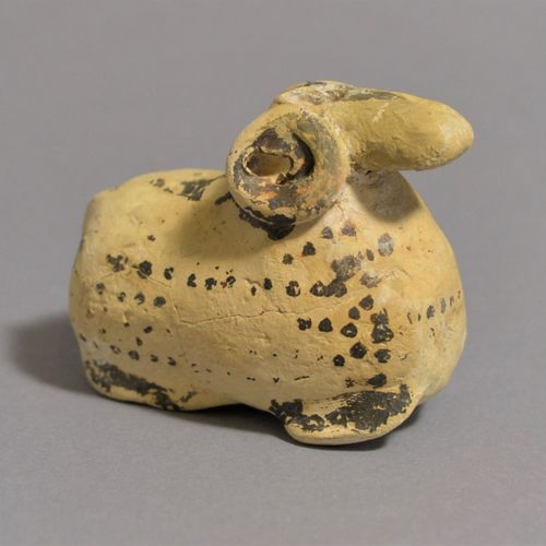 Null Aryballos a forma di ariete

Corinzio, 5. Secolo a.C.

Terracotta, L = 7 cm&hellip;