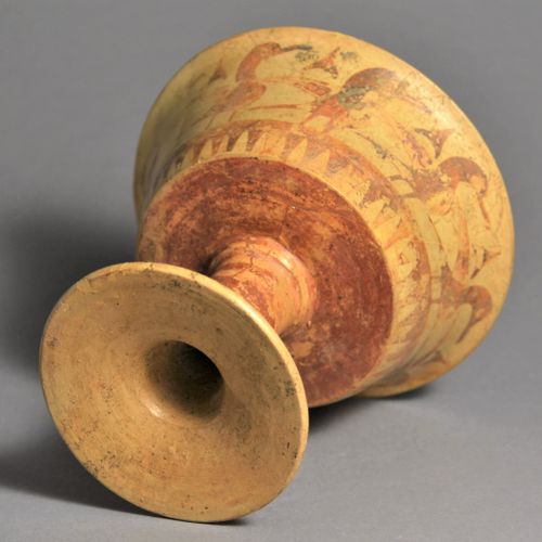 Null 庞蒂克圣杯

埃特鲁里亚人，公元前6世纪。

粘土，高=12厘米（4 3/4英寸）。



出处：。

瑞士私人收藏家Bonsera，2021年在瑞士&hellip;
