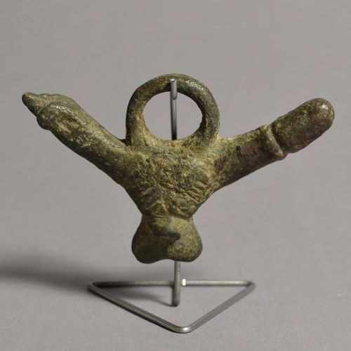 Null Fascinum

Romain, 1.-3. Siècle après J.-C.

Bronze, L = 7,5 cm (3 pouces)

&hellip;