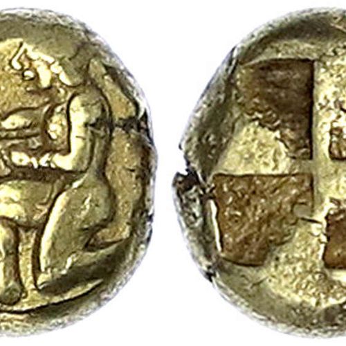 Null Monnaie d'or grecque ancienne, Mysie, Cyzique, Hécate ELEKTRON 550/450 av. &hellip;