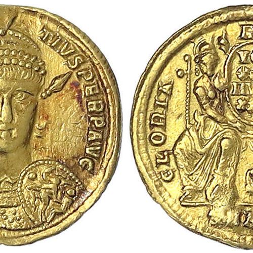 Null Pièces d'or romaines, époque impériale, Constance II, 337-361, Solidus 337/&hellip;