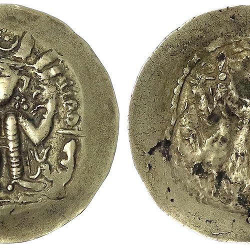 Null Goldmünzen der Völkerwanderung, Hunnen, Khingila, ca. 430-490, Dinar (Skyph&hellip;