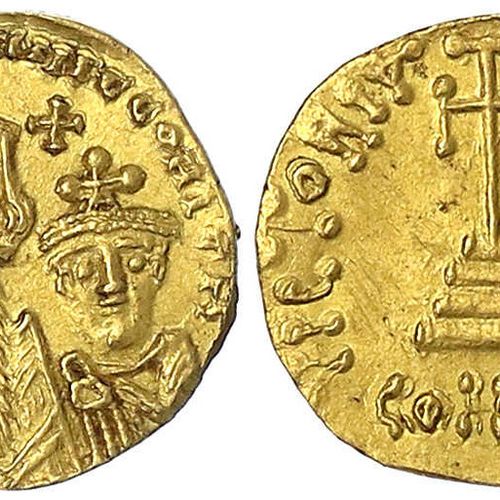 Null Monete d'oro bizantine, Impero, Costante II, 641-668, Solidus 654/659, Cost&hellip;