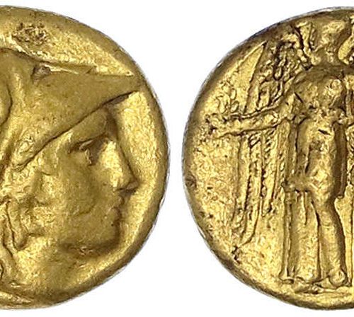 Null Altgriechische Goldmünzen, Makedonien, Alexander III. Der Große 336-323 v. &hellip;
