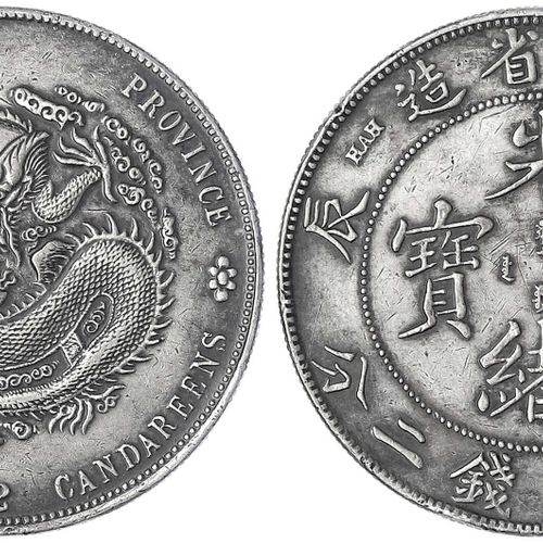 Null CHINA und Südostasien, China, Qing-Dynastie. De Zong, 1875-1908, Dollar (Yu&hellip;