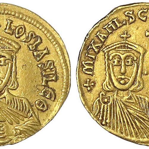 Null Pièces d'or byzantines, Empire, Theophil, 829-842, Solidus 829/842 Brb. Thé&hellip;