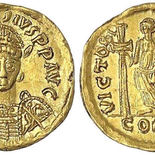 Null Monedas de oro bizantinas, Imperio, Anastasio, 491-518, Sólido 492/507, Con&hellip;
