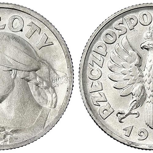 Null Monedas y medallas extranjeras, Polonia, Segunda República, 1923-1939, 1 Zl&hellip;