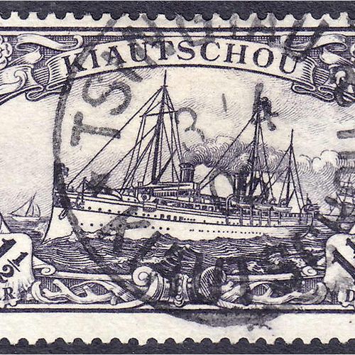 Null Timbres, Allemagne, Deutsche Auslandspostämter und Kolonien, Kiautschou, 1 &hellip;