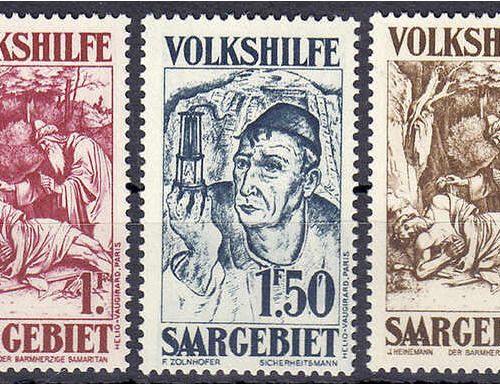 Null 邮票，德国，德国外国邮局和殖民地，德国投票区，Volkshilfe 1931年，整套邮票处于薄荷豪华状态，无签名。照片证书Geigle BPP >质量&hellip;
