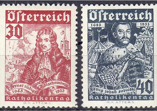 Null Briefmarken, Ausland, Österreich, Wohlfahrt 1933, kompletter Satz in postfr&hellip;
