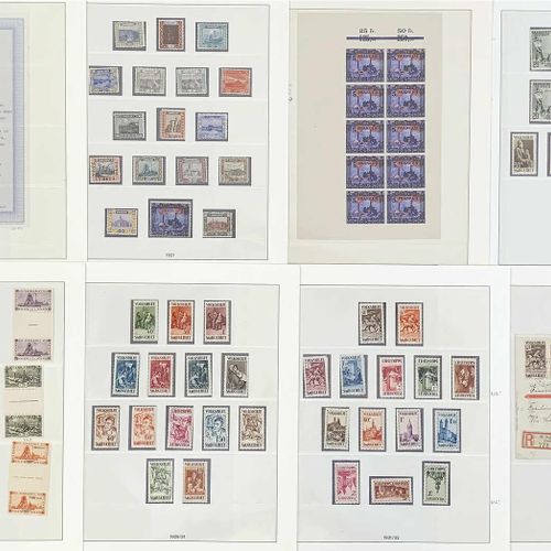 Timbres, lots et collections, Allemagne (ordre alphabétique), Sarre 1920-1934 */&hellip;