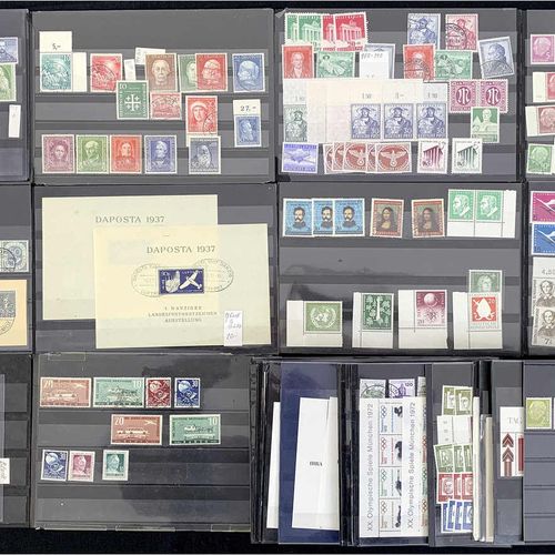Null Stamps, lots and collections, Germany (alphabetical), Federal Republic 1949&hellip;