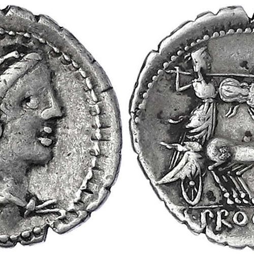Null Monnaies romaines, République romaine, C. Publicius, 80 av. J.-C., Denar Se&hellip;